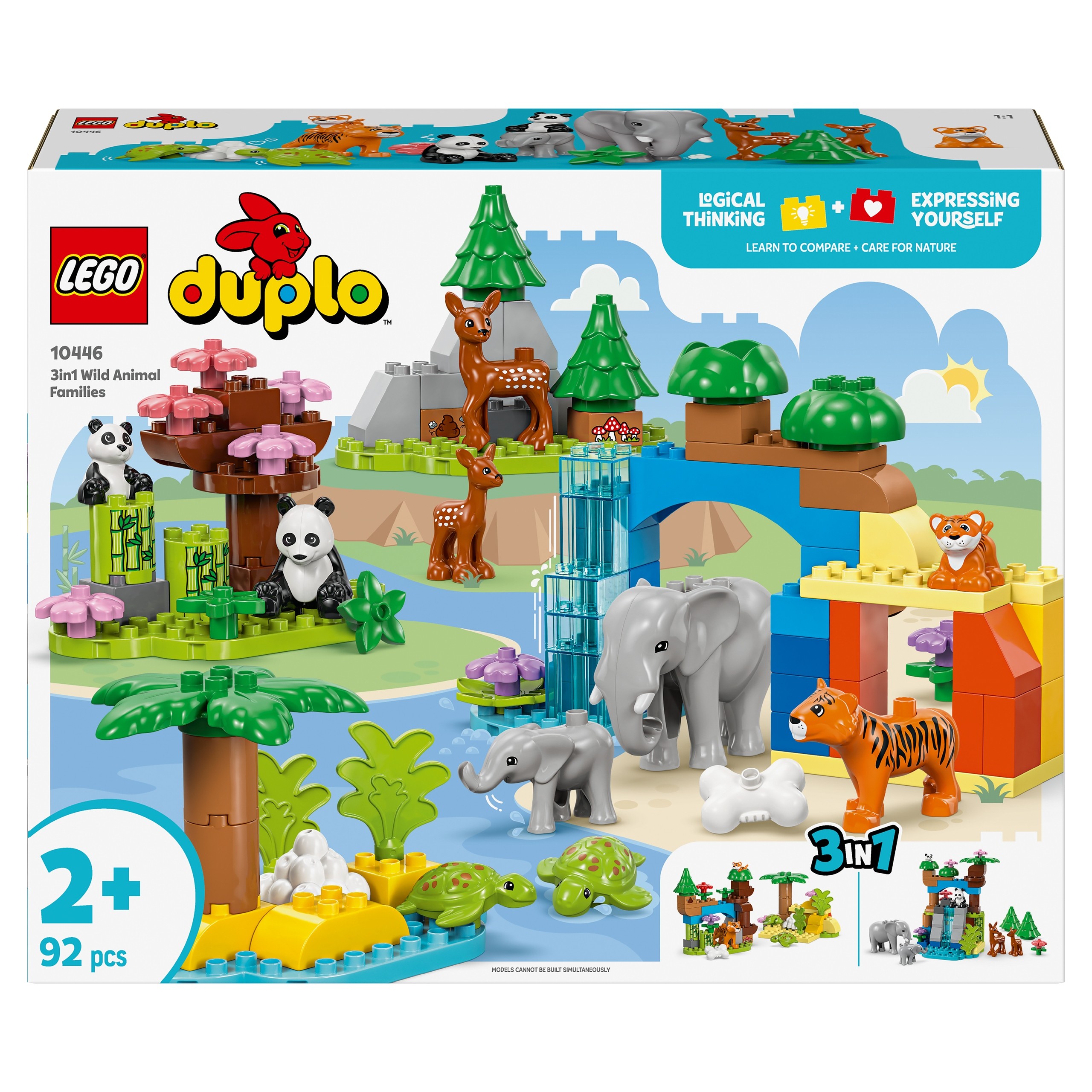 LEGO Duplo 10446 Rodiny s divými zvieratami 3 v 1